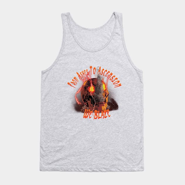 blazed skull Tank Top by itsabdel